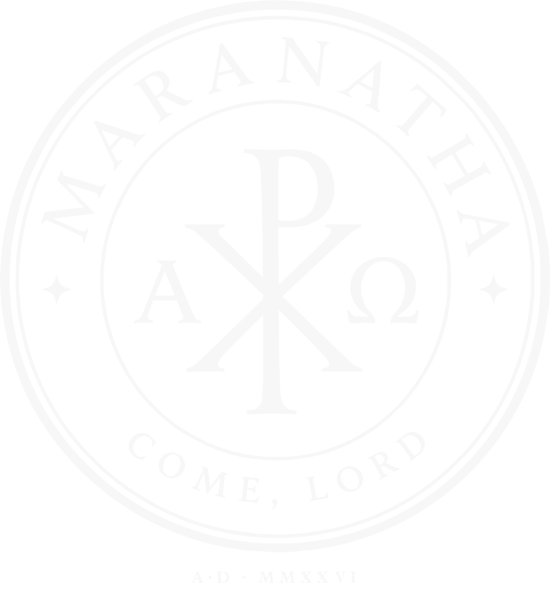 Chi-Rho Tee engraving