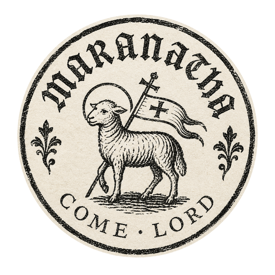 Lamb Seal Tee plate artwork