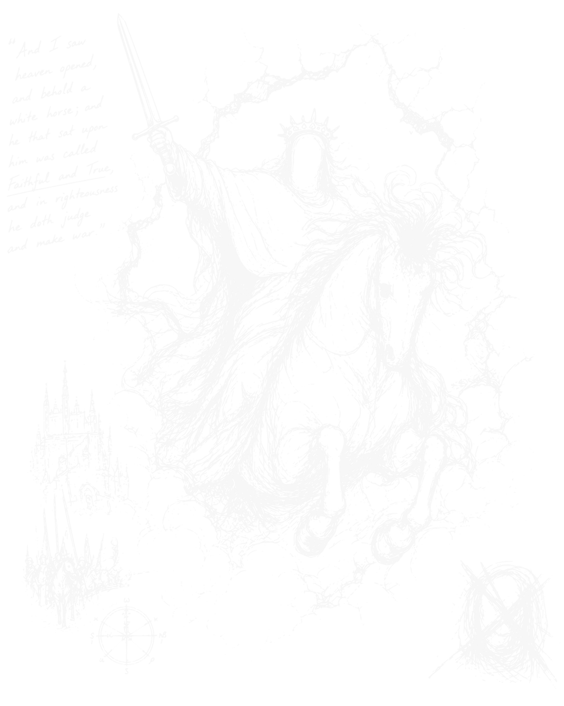Faithful & True Hoodie plate artwork